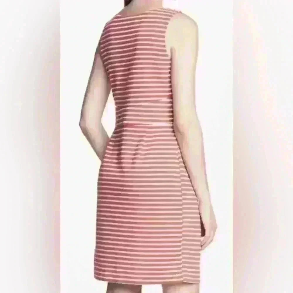 Sunday in Brooklyn Anthropologie orange White Dress Small Item# 9R - Picture 2 of 9